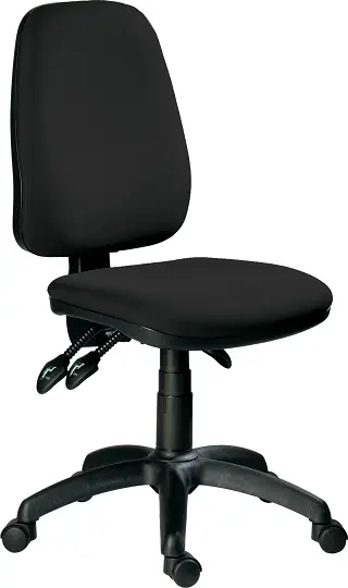 333 ASYN židle kancelářská, koženka BLOOM B 08 - koženka černá